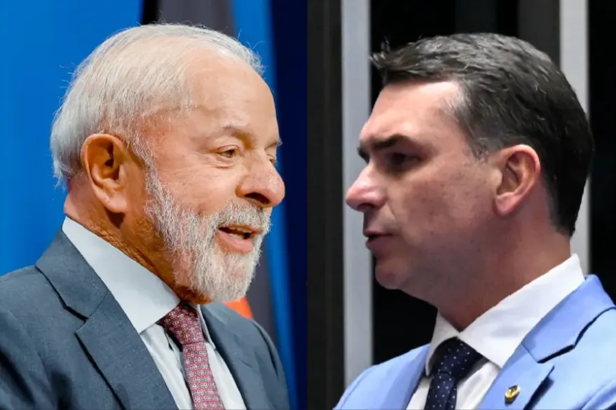 Flávio Bolsonaro encosta e supera Lula numericamente em cenário de segundo turno