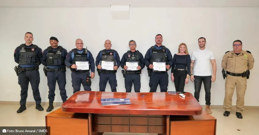 Guarda Municipal de Londrina homenageia agentes em mais uma edição do Destaque do Mês