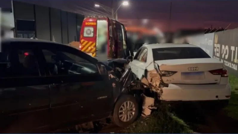 Motorista passa mal e acidente envolve quatro veículos em Arapongas